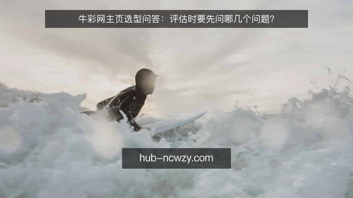 牛彩网主页选型问答：评估时要先问哪几个问题？